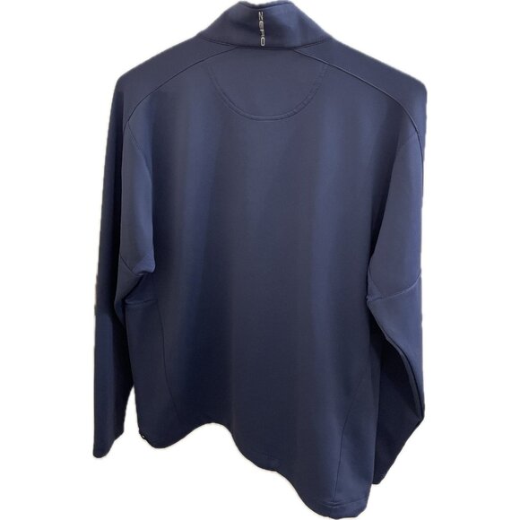 ZERO RESTRICTION TOUR SERIES 1/4 ZIP PULLOVER NAVY L Us Open Logo - Picture 2 of 10